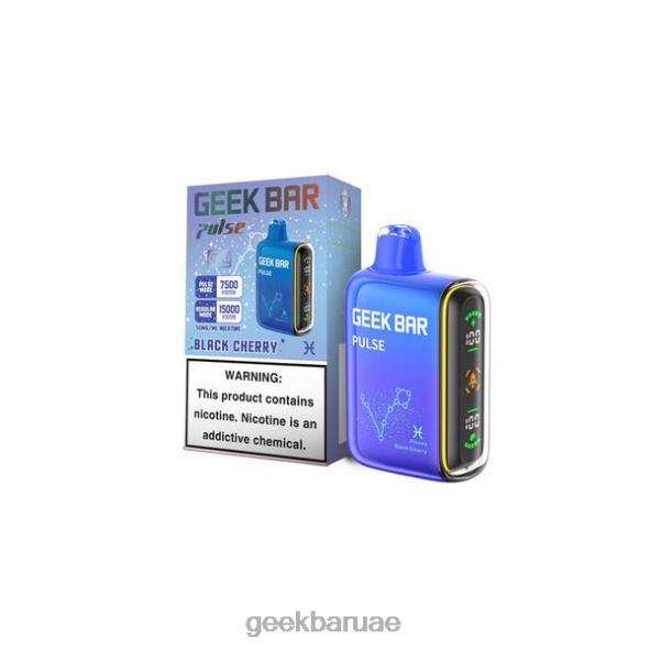 Geek Bar سعر - Geek Bar Pulse يمكن التخلص منه DVBVL12 كرز أسود