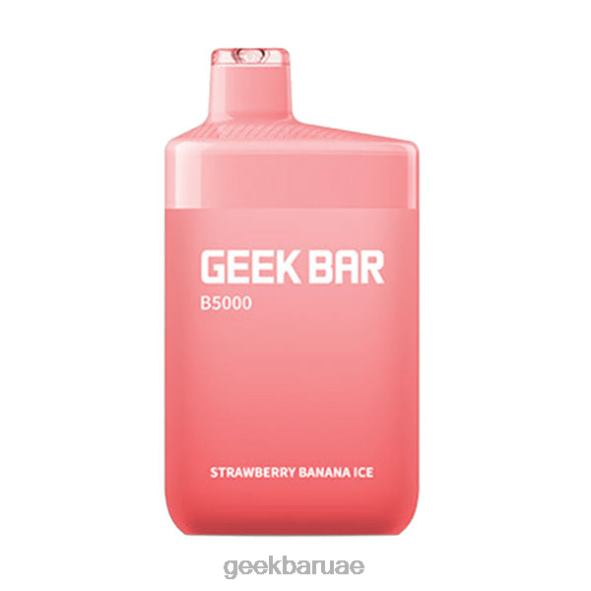 Geek Bar Vape - Geek Bar b5000 القابل للتصرف DVBVL34 جليد الفراولة والموز